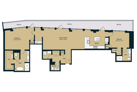 1620 Sansom Street Studio-3 Beds Apartment for Rent - Photo Gallery 39